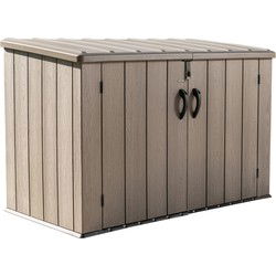 Lifetime® Kunststof Containerombouw Greg - Afvalbak kliko Ombouw voor 3 containers - Bruin