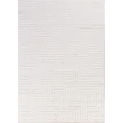 Cara vloerkleed - Cubico Modern Japandi - Crème - 160 X 230 CM