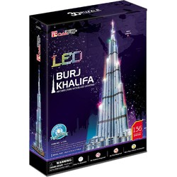 Cubic Fun Cubiq Fun 3D Puzzel - Burj Khalifa LED (136)