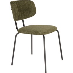 Housecraft Living Jaze Eetkamerstoelen Groen - Set van 2