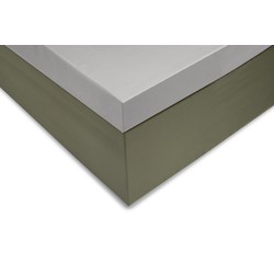 Zo!Home Hoeslaken Satinado topper Ash Grey 90 x 200 cm