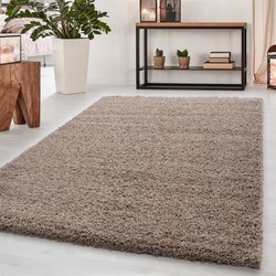 Tapijtenloods Dream Shaggy vloerkleed Beige Hoogpolig- 80x150 CM