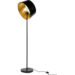 WOOOD Exclusive Pien Vloerlamp - Metaal - Zwart - 145x40x40