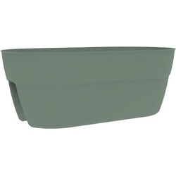 Cavaliere Osaka Plantenbak 19,5 L - EDA - Bevestigingssysteem - voor balkons en balustrades - Lauriergroen