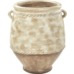 Beliani CAREX - Plantenbak voor buiten-Beige-Terracotta
