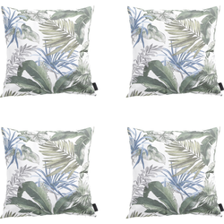 Madison -  Sierkussen Bliss blue - Ca. 45x45 cm - Set van 4