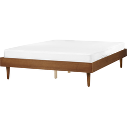 Beliani TOUCY - Tweepersoonsbed-Lichte houtkleur-MDF