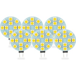 Groenovatie G4 LED Lamp 2,5W Warm Wit Plat Dimbaar 6-Pack