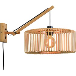 Wandlamp Bromo - Bamboe - 55x40x45cm