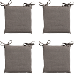 Madison -  Zitkussen Oxford taupe - Ca. 46x46 cm - Set van 4