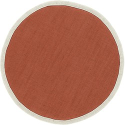 Kave Home - Prisca rond kussenstoel terracotta Ø 35 cm