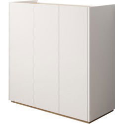 Meubella - Schoenenkast Encore - Wit - 95 cm
