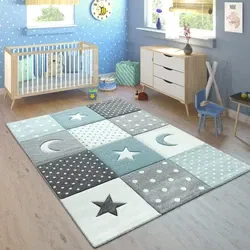 Kindervloerkleed - Cosena - Blauw - 240x340 cm