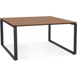 BAKUS vergadertafel 140x140x74 cm Zwart