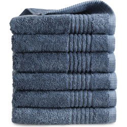 PHLOX Handdoeken Set 50x100 cm - 6 stuks - 600 g/m2 Zacht Katoen - Supreme Collectie - Ijsblauw