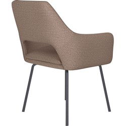 Housecraft Living Mos Eetkamerstoel Metaal Taupe