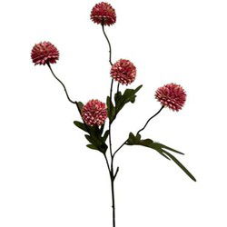 Zijdebloem - Pompon 52cm - Pink - Roze - 2stuks