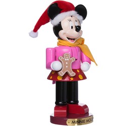 Minnie With Gingerbread Doll Nutcracker 10 Inch