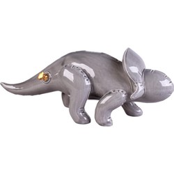 Kitchen Trend Spaarpot - dino Protoceratops - grijs