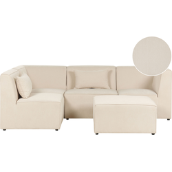 LEMVIG - Hoekbank 4-zits - Lichtbeige - Rechterzijde - Corduroy