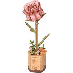 Robotime Bloem Roze Roos Creatief Modelbouw Knutselen