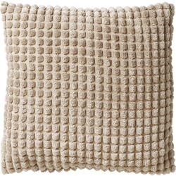 Dutch Decor ROME - Kussenhoes 45x45 cm - 100% polyester - effen kleur - Pumice Stone - beige - Dutch Decor