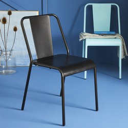 Set van 2 Achille indus metalen stoelen