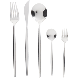 Beliani RIGATONI - Bestekset-Zilver-RVS