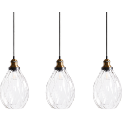 Beliani COOSA - Hanglamp-Transparant-Glas
