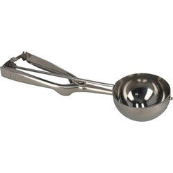 Gerimport IJsschep - voor 7 cm scoops - zilver - 24cm - RVS - ijslepel - IJsscheppen