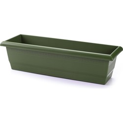 Plantenbak groen rechthoekig 60 x 20 x 16 cm - Plantenbakken