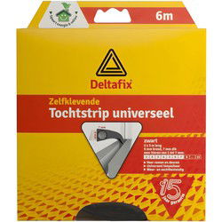 Tochtstrip univ. tp zw 6mx9mmx7mm