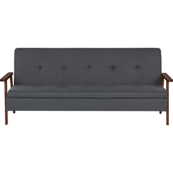 Beliani TJORN - Slaapbank-Grijs-Polyester