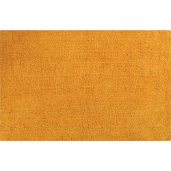 MSV Badkamerkleedje/badmat tapijt voor de vloer - saffraan geel - 40 x 60 cm - Badmatjes