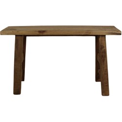 HSM Collection-Rechthoekige Bank-80x23x45-Naturel-Teak