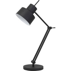 Light&Living Tafellamp WESLY zwart 75-95 x Ø20