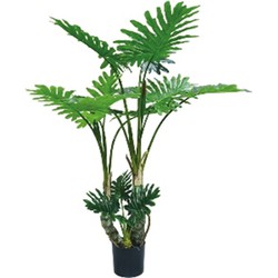 Kunstplant Philodendron 3-stam 160 cm - Buitengewoon de Boet