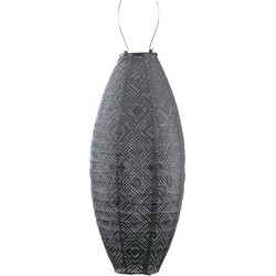 LUMIZ Solar tuinverlichting Mosaic Long Oval - 20 cm - Donker Grijs