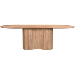 Salontafel Ava Ovaal Naturel 120cm - Giga Meubel