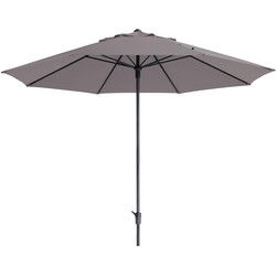 Madison Timor luxe stokparasol Ø400 cm - polyester taupe