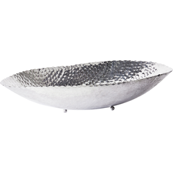 Beliani IBRASH - Decoratieve schaal-Zilver-Aluminium