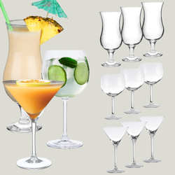 OTIX Cocktail Glazen - Ginglazen - Martiniglazen - Pina Colada - Set van 12
