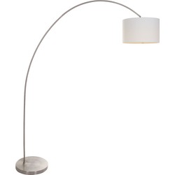 Moderne Vloerlamp Flare Staal