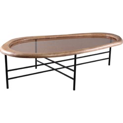 PTMD Salontafel Neelix - 120x69x33 cm - Hout - Naturel