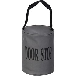 Esschert Design Canvas deurstopper grijs - 16 x 12.5 cm - Deurstoppers