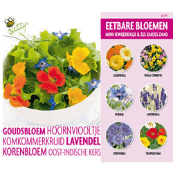 Complete kweekset eetbare bloemen - Tuinplus