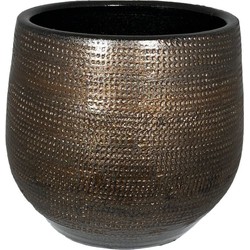 HS Potterie Bruin Koper Pot Tokio - 32x30