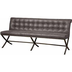 Tower living Barcelona bench 155 - fabric cherokee 1 grey