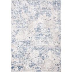 Safavieh Modern Abstract Indoor Woven Area Rug, Amelia Collection, ALA705, in Grey & Blue, 91 X 152 cm