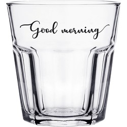 Clayre & Eef Waterglas  250 ml Glas Good morning Drinkbeker